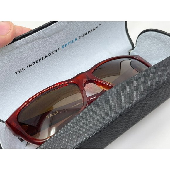 Salt Optics Hixon Persimmon Polarized Sunglasses Handcrafted Japan Excellent Con